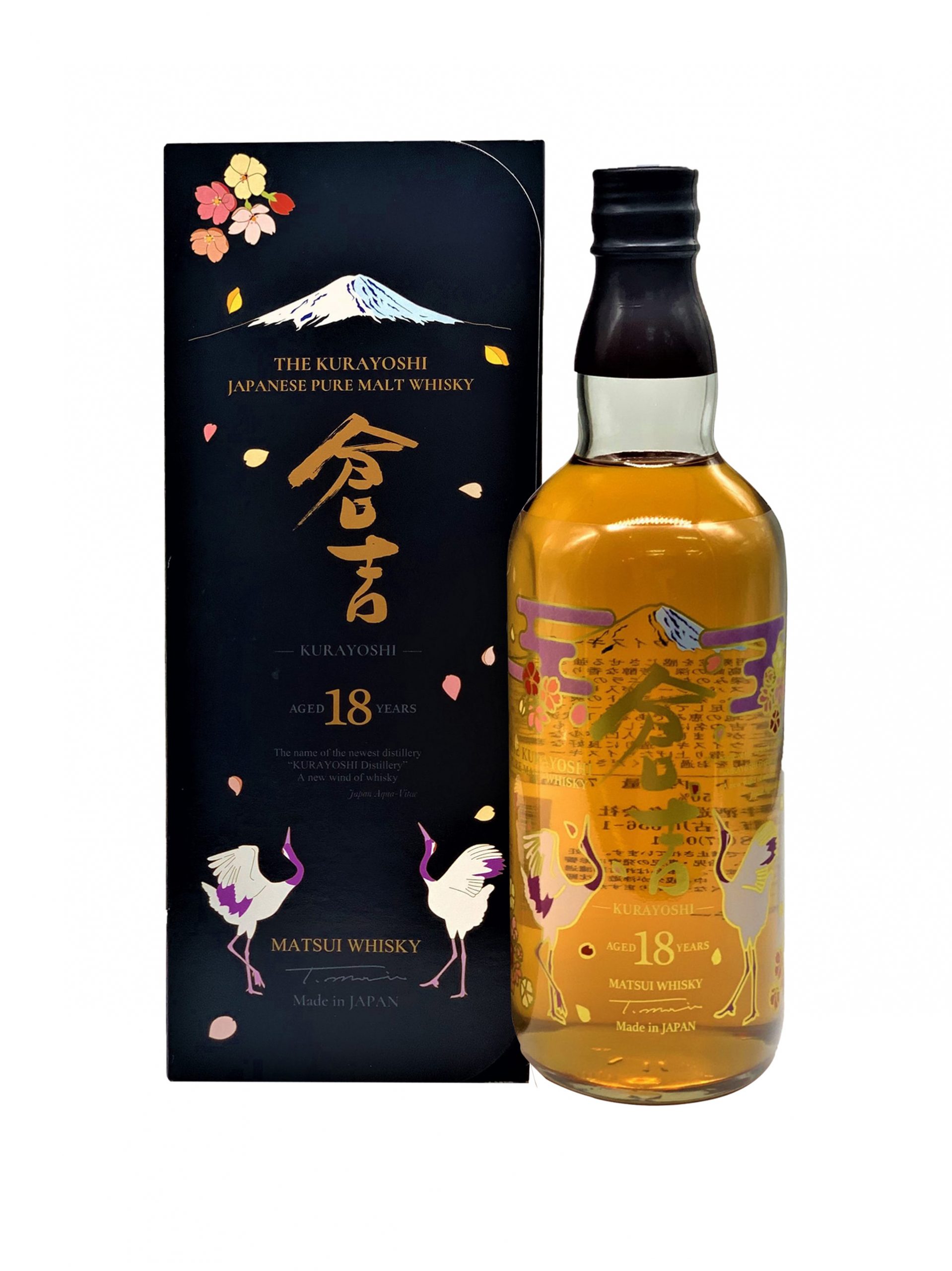 THE KURAYOSHI 18Yrs JAPANESE PURE MALT WHISKY│700ml