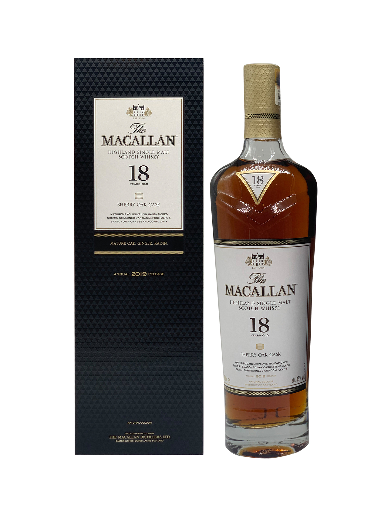 THE MACALLAN 18yrs SHERRY OAK 2019│700ml